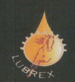 LUBREX (and logo) trademark logo