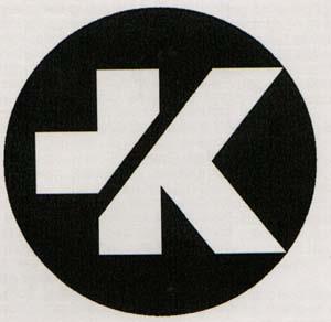 K (and logo) trademark logo