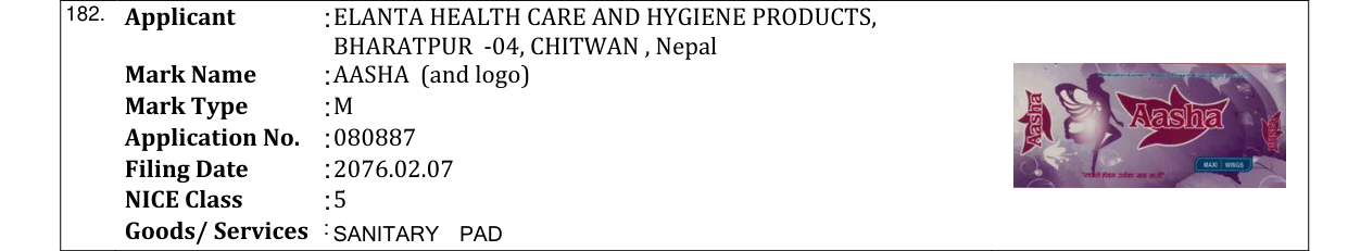 Original bulletin entry for AASHA (and logo)