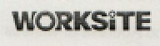 WORKSITE (and logo) trademark logo