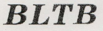 BLTB (and logo) trademark logo