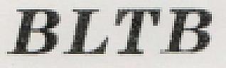 BLTB (and logo) trademark logo