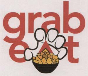 GRAB EAT (and logo) trademark logo