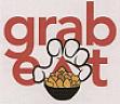 GRAB EAT (and logo) trademark logo