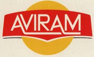 AVIRAM (and logo) trademark logo
