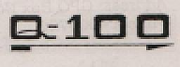 Q-100 (and logo) trademark logo