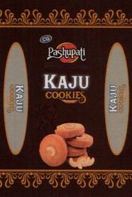 PASHUPATI KAJU COOKIES (and logo) trademark logo
