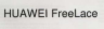 HUAWEI FREELACE (Stylized) (and logo) trademark logo