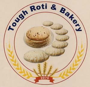 TOUGH ROTI & BAKERY (and logo) trademark logo