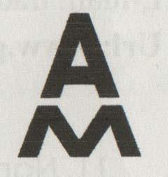 AM & DEVICE (and logo) trademark logo