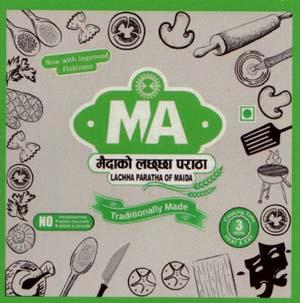 MA MAIDAKO LACHHCHHA PARATHA (and logo) trademark logo