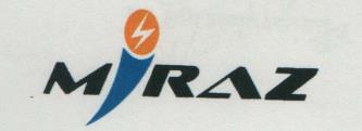 MIRAJ (and logo) trademark logo