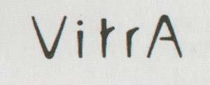VITRA (and logo) trademark logo