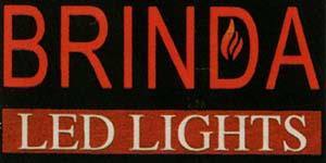 BRINDA LED LIGHTS (and logo) trademark logo