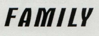 FAMILY (and logo) trademark logo