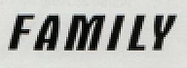 FAMILY (and logo) trademark logo