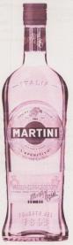 MARTINI (Bottle Device) (and logo) trademark logo