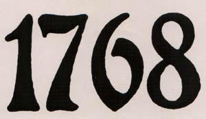 1768 (and logo) trademark logo