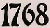 1768 (and logo) trademark logo
