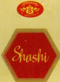 SHASHI (and logo) trademark logo