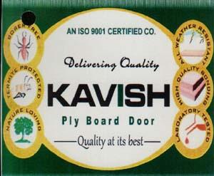 KAVISH PLY (and logo) trademark logo