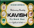 KAVISH PLY (and logo) trademark logo