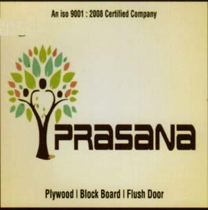 PRASANA PLY (and logo) trademark logo
