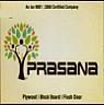 PRASANA PLY (and logo) trademark logo