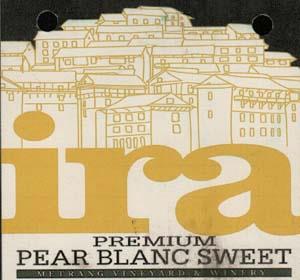 IRA PREMIUM PEAR BLANC SWEET (and logo) trademark logo