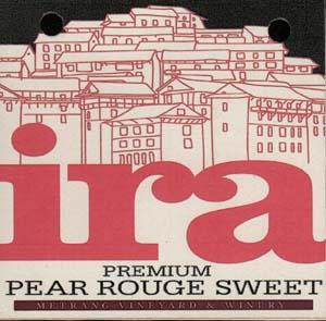 IRA PREMIUM PEAR ROUGE SWEET (and logo) trademark logo