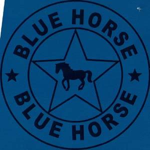 BLUE HORSE (and logo) trademark logo