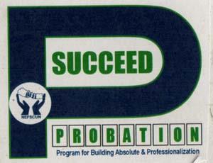 PROBATION SUCCEED (and logo) trademark logo