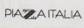 PIAZZATALIA (and logo) trademark logo