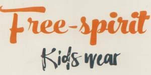 FREE SPIRIT KIDS WEAR (and logo) trademark logo