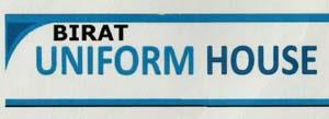BIRAT UNIFORM HOUSE (and logo) trademark logo