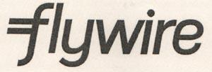 FLYWIRE Stylized (and logo) trademark logo
