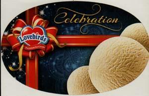 LOVEBIRDS CELEBRATION (and logo) trademark logo