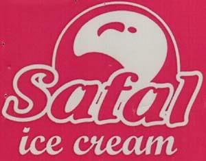 SAFAL ICE CREAM (and logo) trademark logo