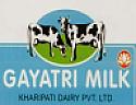 GAYATRI MILK (and logo) trademark logo