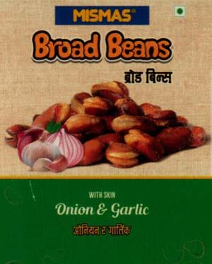 MISMAS BROAD BEANS ONION AND GARLIC (and logo) trademark logo