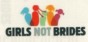 GIRLS NOT BRIDES (and logo) trademark logo