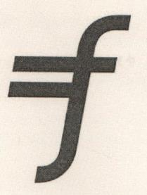 F Stylized (and logo) trademark logo
