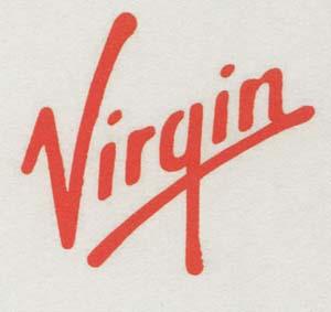VIRGIN SIGNATURE (and logo) trademark logo