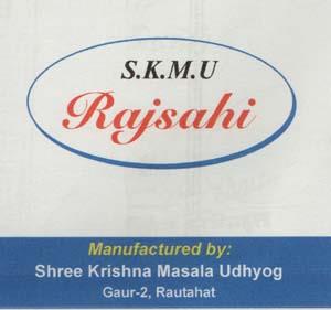 S.K. M.U RAJSHAHI (and logo) trademark logo