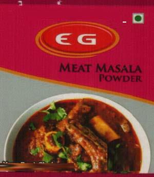 EG MEAT MASALA POWDER (and logo) trademark logo