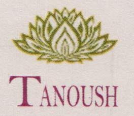 TANOUSH (and logo) trademark logo
