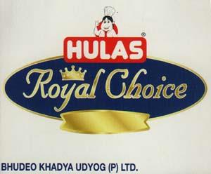 HULAS ROYAL CHOICE (and logo) trademark logo