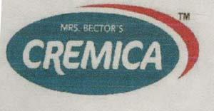 MRS. BECTORS'S CREMICA & DEVICE (and logo) trademark logo