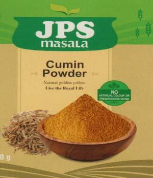 JPS CUMIN POWDER (and logo) trademark logo