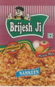 BRIJESH JI (and logo) trademark logo